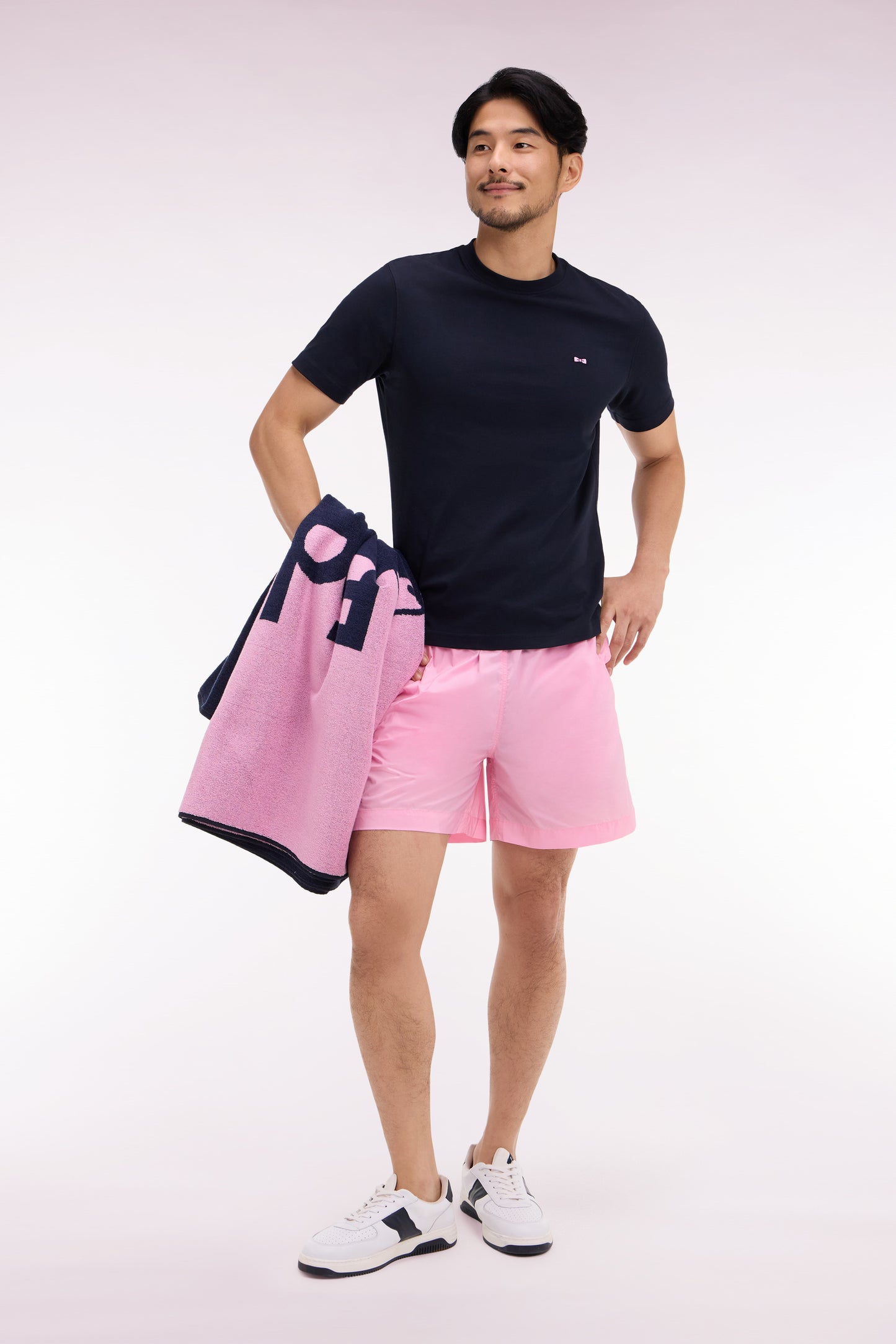 Maillot de bain uni rose