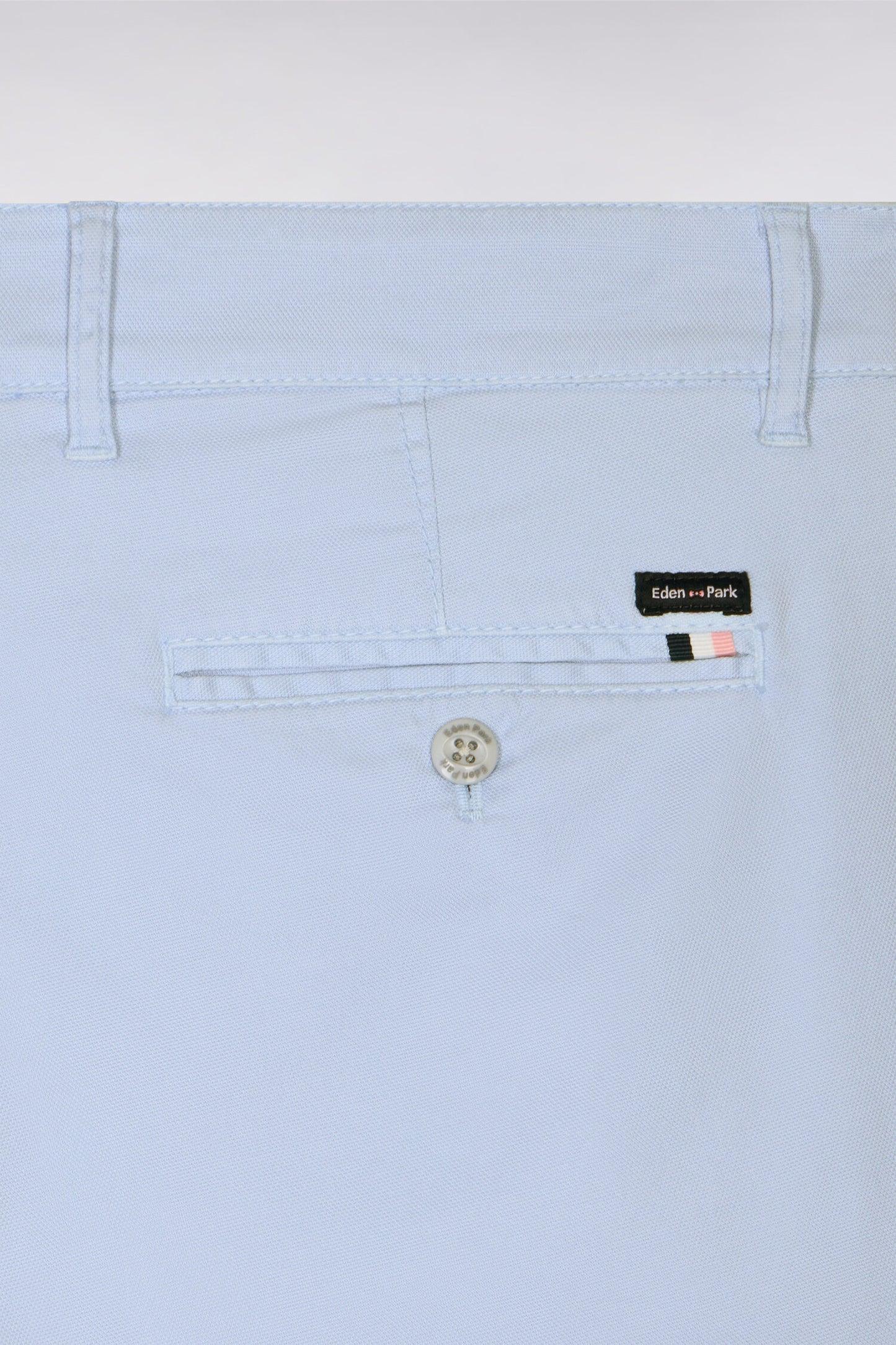 Light gray lyocell and stretch cotton chino pants