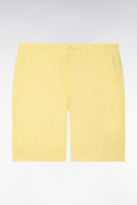 Bermuda chino en gabardine stretch jaune - Image 2