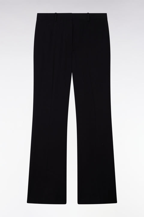 Black fluid flare pants - Image 2