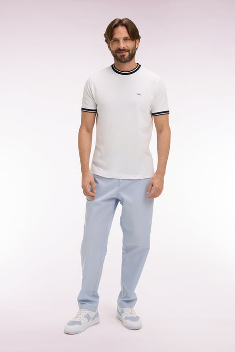 Light gray cotton canvas pants - Image 3