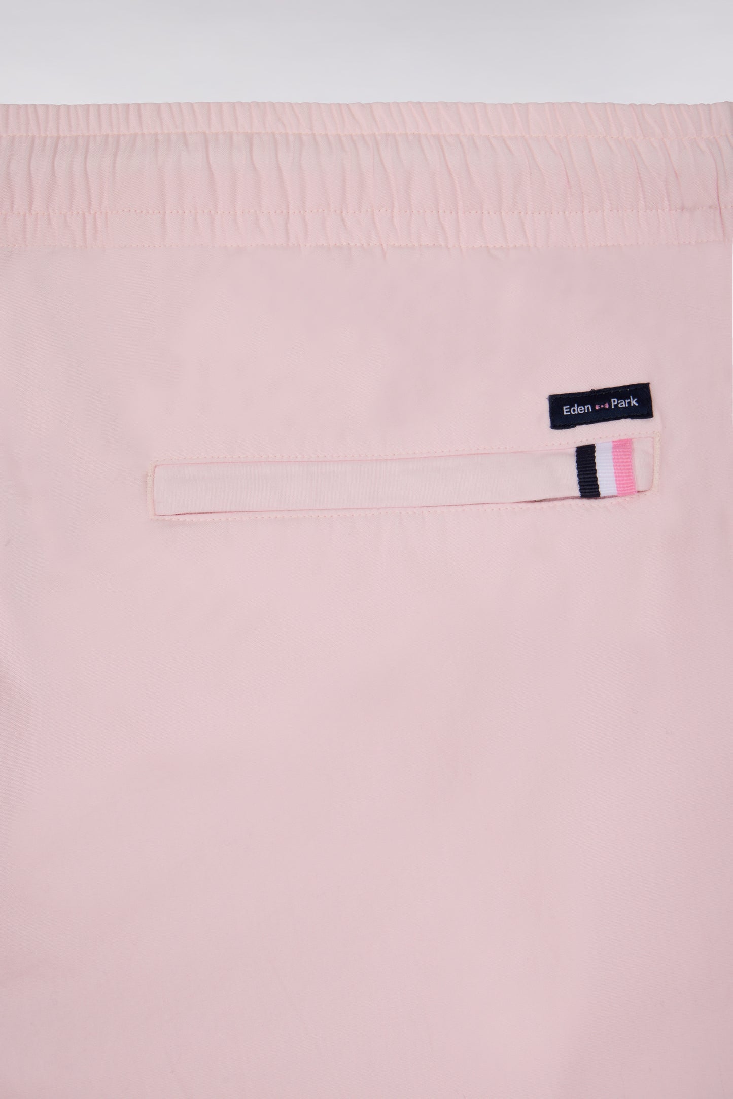 Pink cotton canvas pants