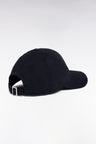 Casquette en twill de coton stretch marine