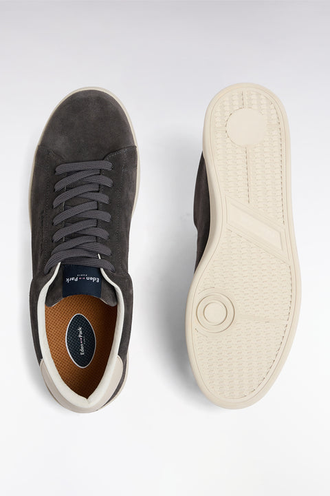 Baskets en cuir suédé marron - Image 3