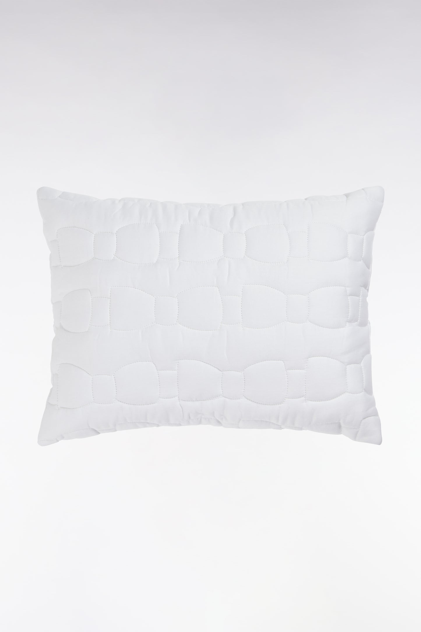 White cotton cushion