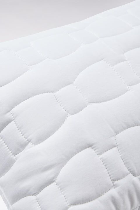 White cotton cushion - Image 2
