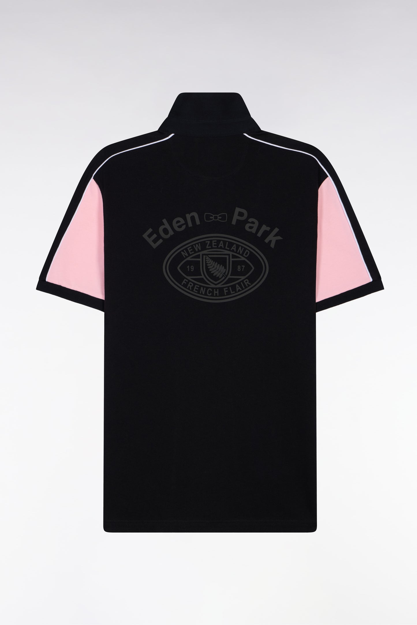 New Zealand short-sleeved jersey in pink cotton, regular fit