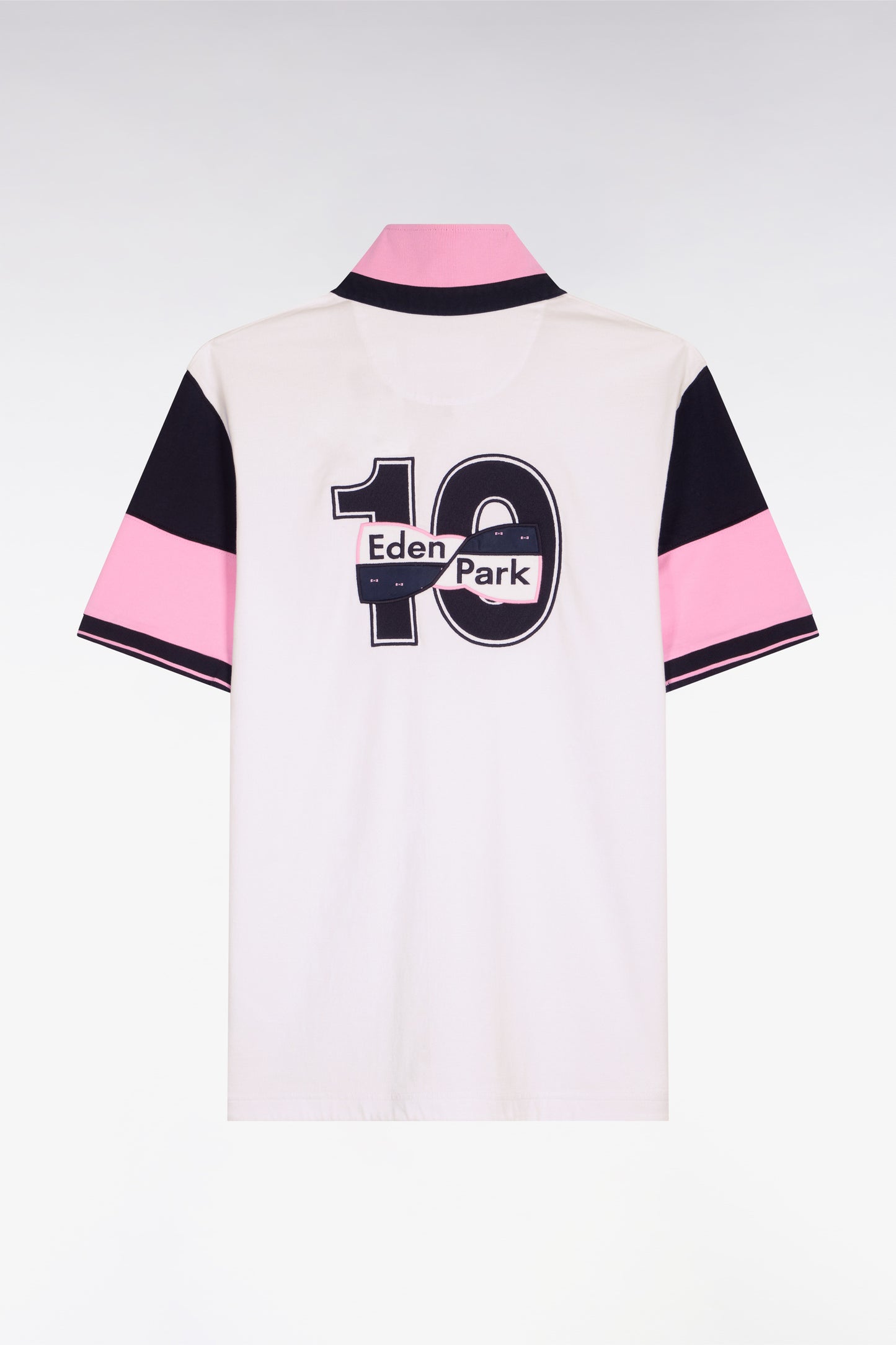 Maillot à manches courtes en coton blanc coupe regular