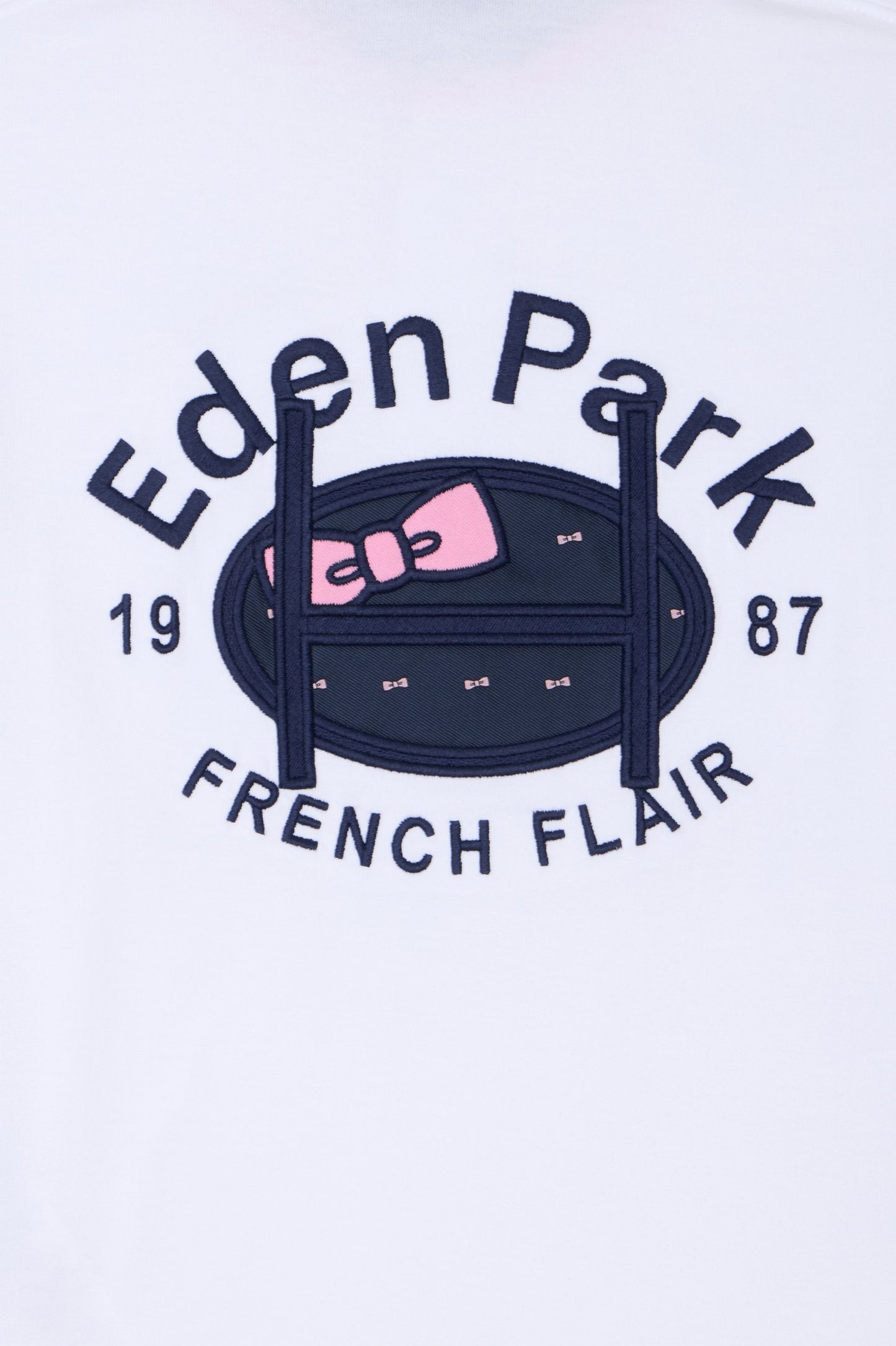 Maillot à manches courtes en coton Pima blanc