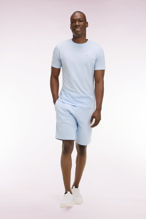 Short en molleton coton ciel - Image 1