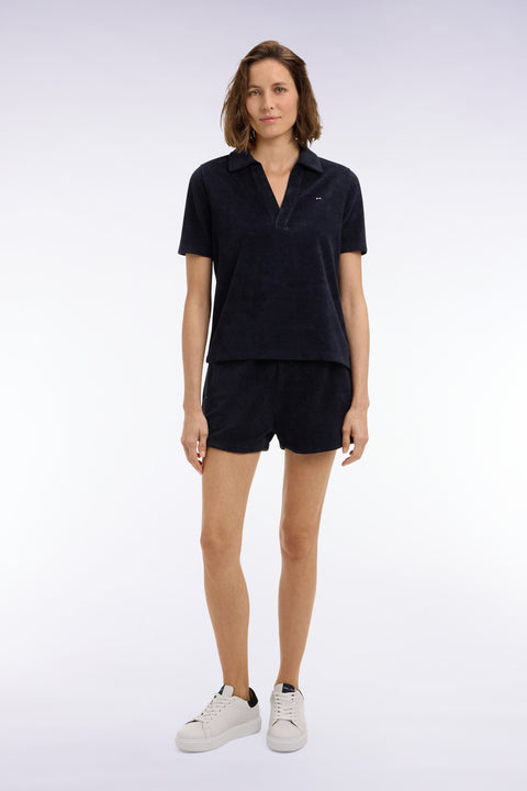 Short taille élastiqué en éponge marine coupe regular - Image 3