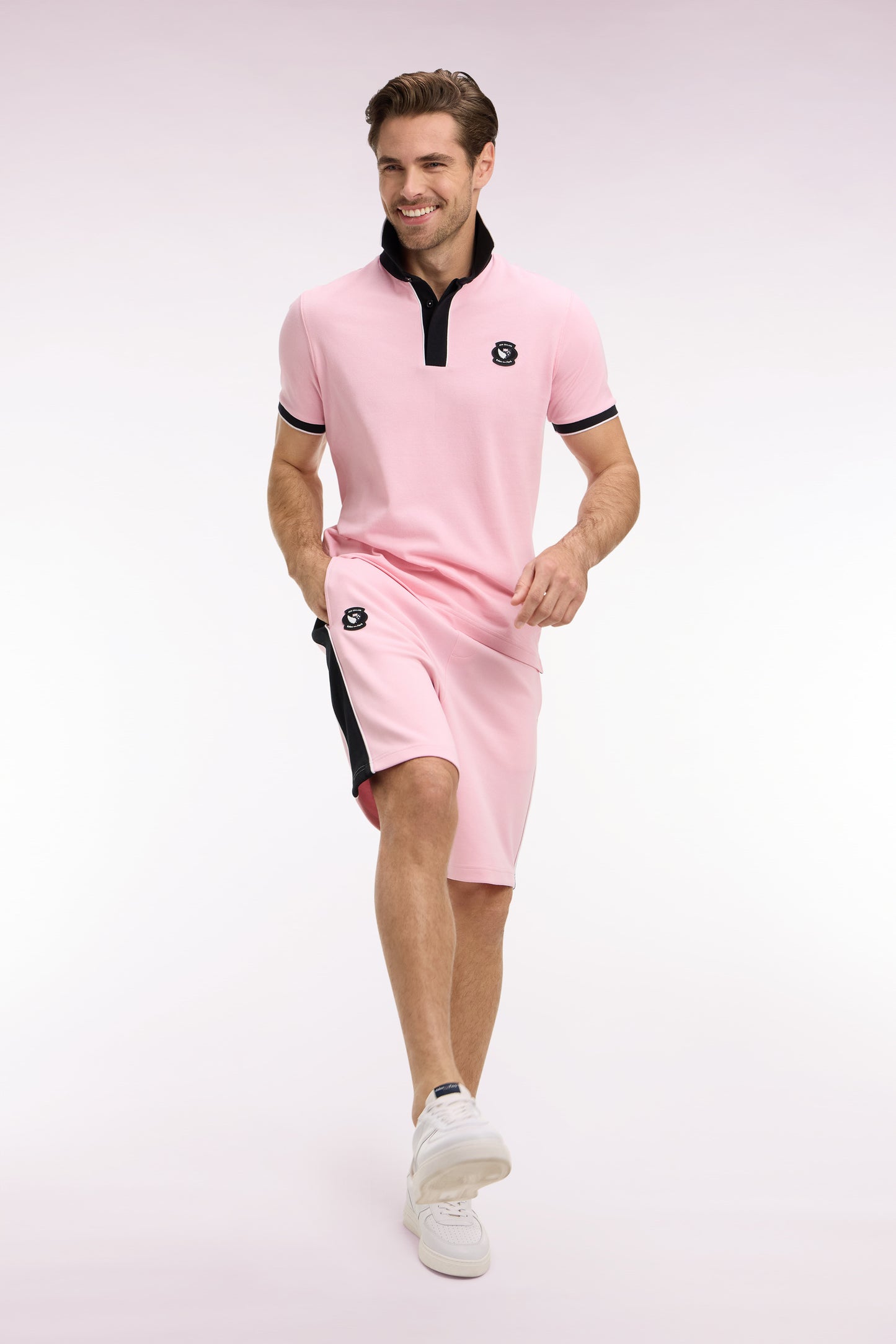 Short en molleton rose New Zealand