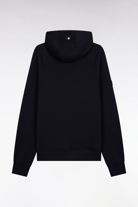 Sweatshirt zippé XV de France à capuche en molleton à parmenture matelassée marine coupe regular - Image 2