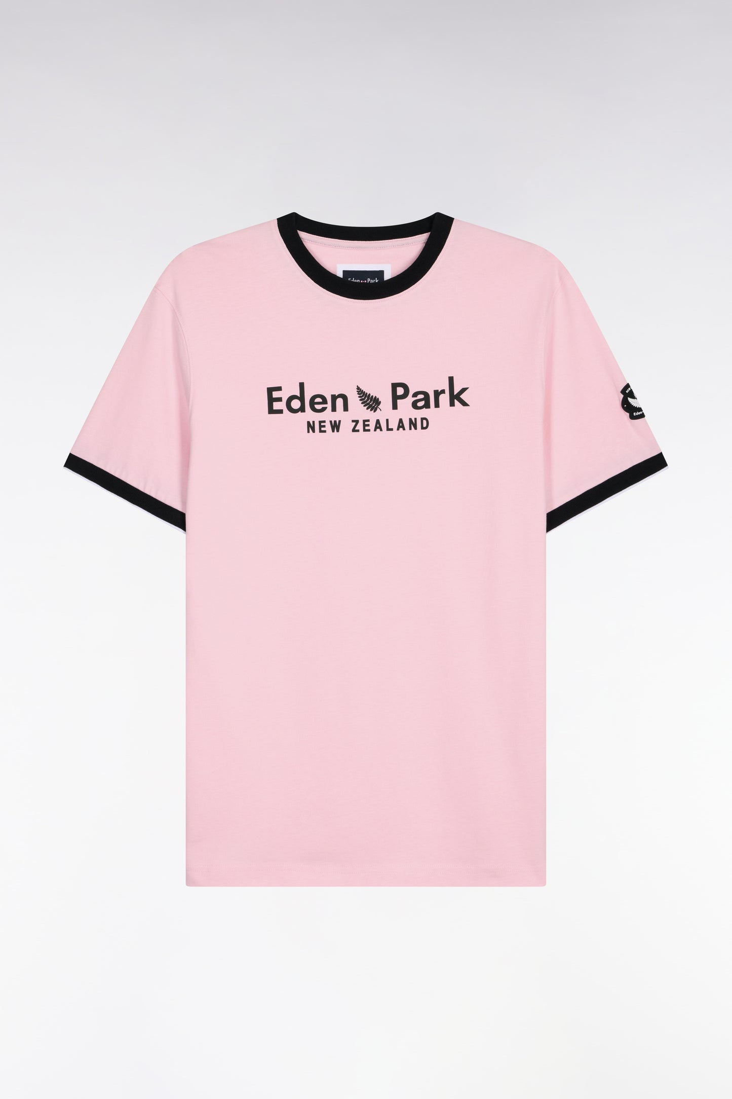 New Zealand short-sleeved T-shirt in pink cotton, regular fit