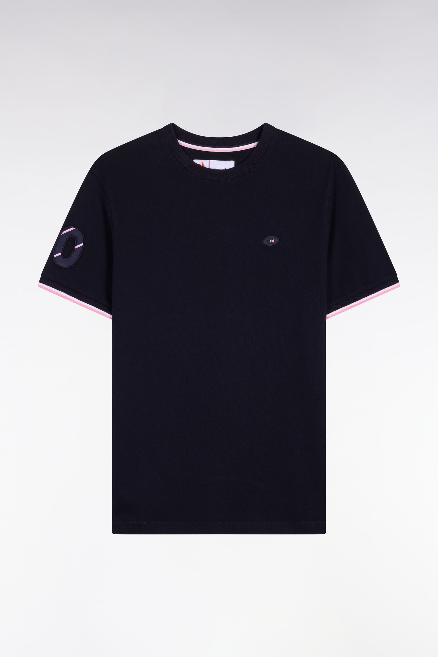 XV de France short-sleeved T-shirt in navy cotton, regular fit