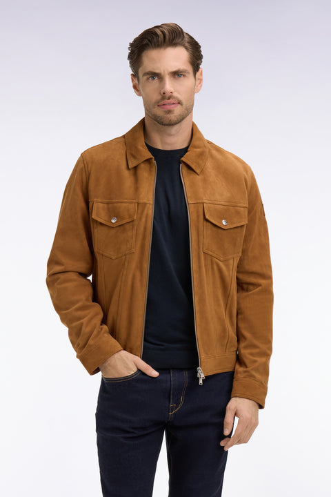 Brown suede velvet jacket - Image 3