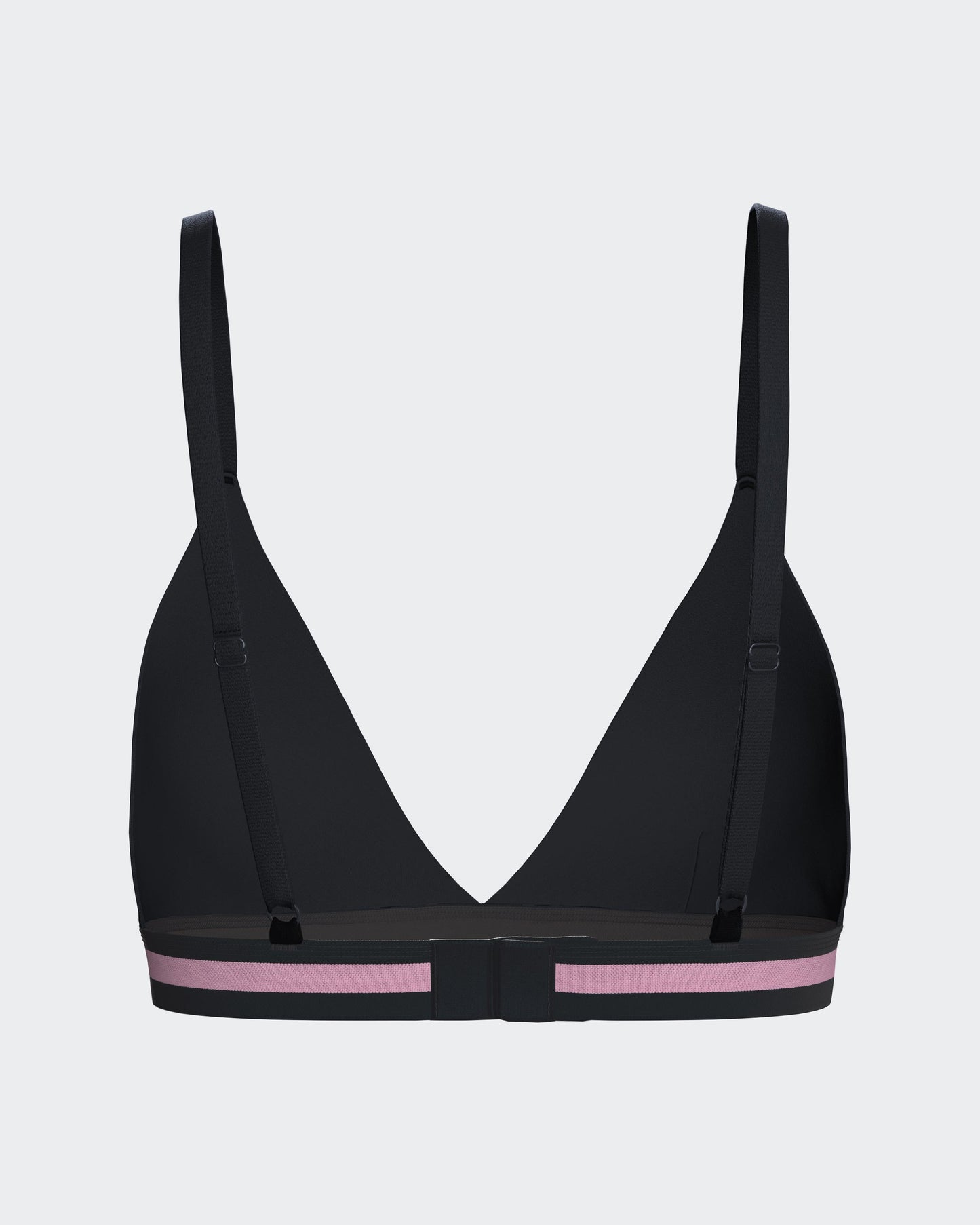 Branded elastic navy stretch cotton bra