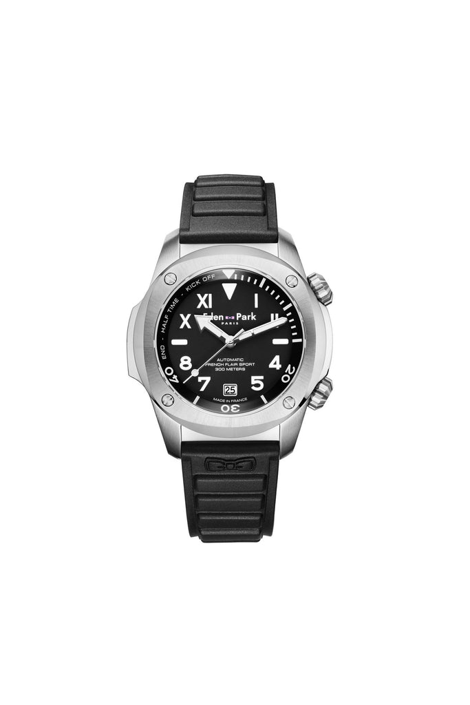 Black French Flair sport automatic diver watch