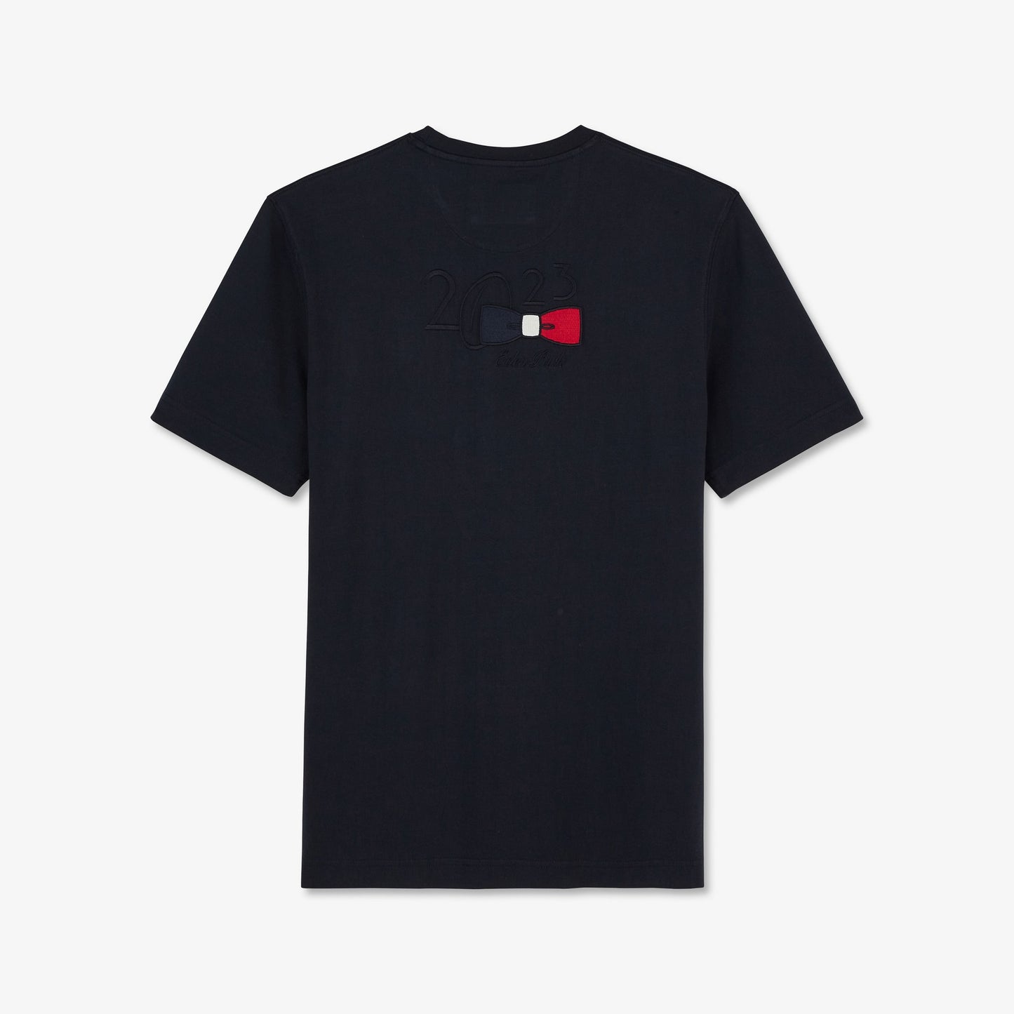 Dark blue T-shirt with 2023 embroidery
