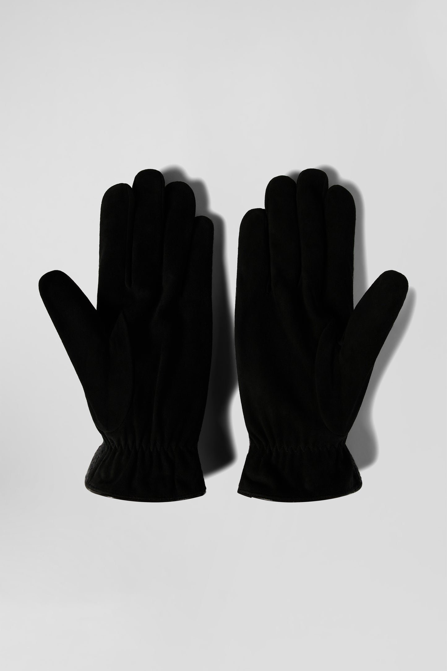 Paire de gants homme en cuir noir