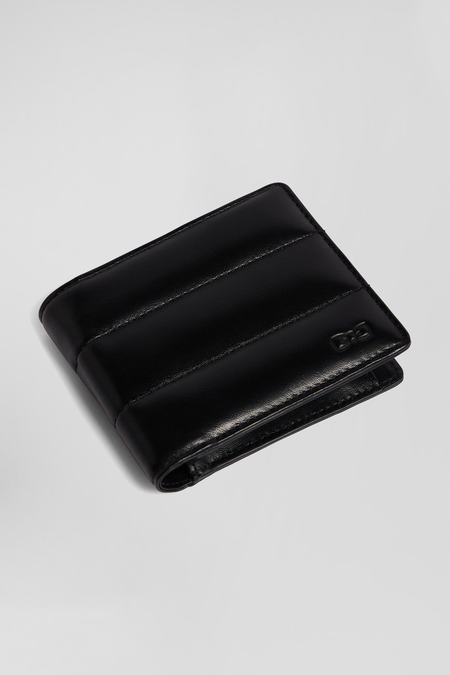 Black leather Italian-style wallet