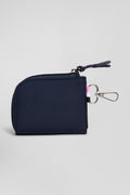 Navy blue earphone pouch