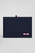 Small navy blue card holder