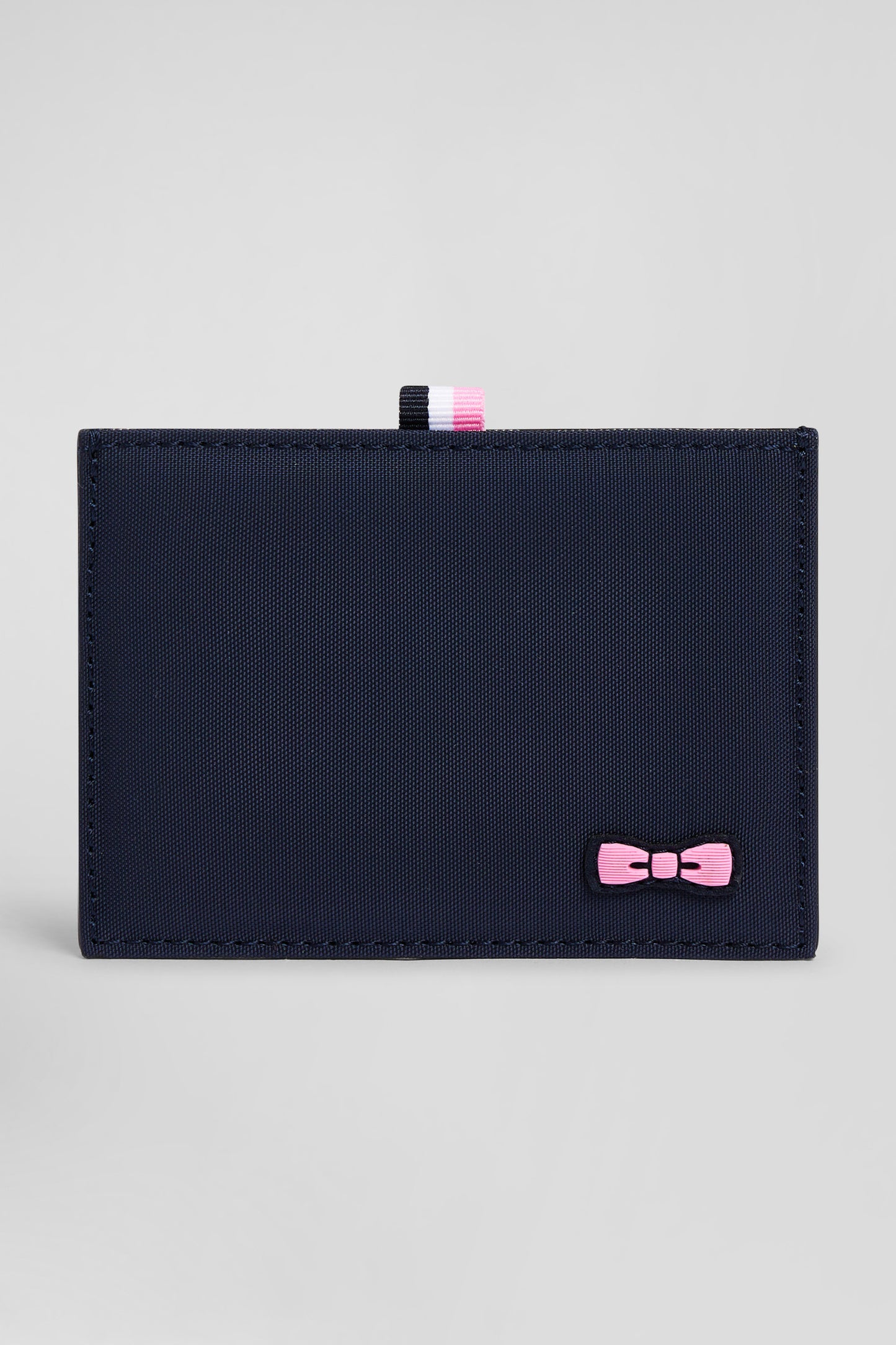 Small navy blue card holder