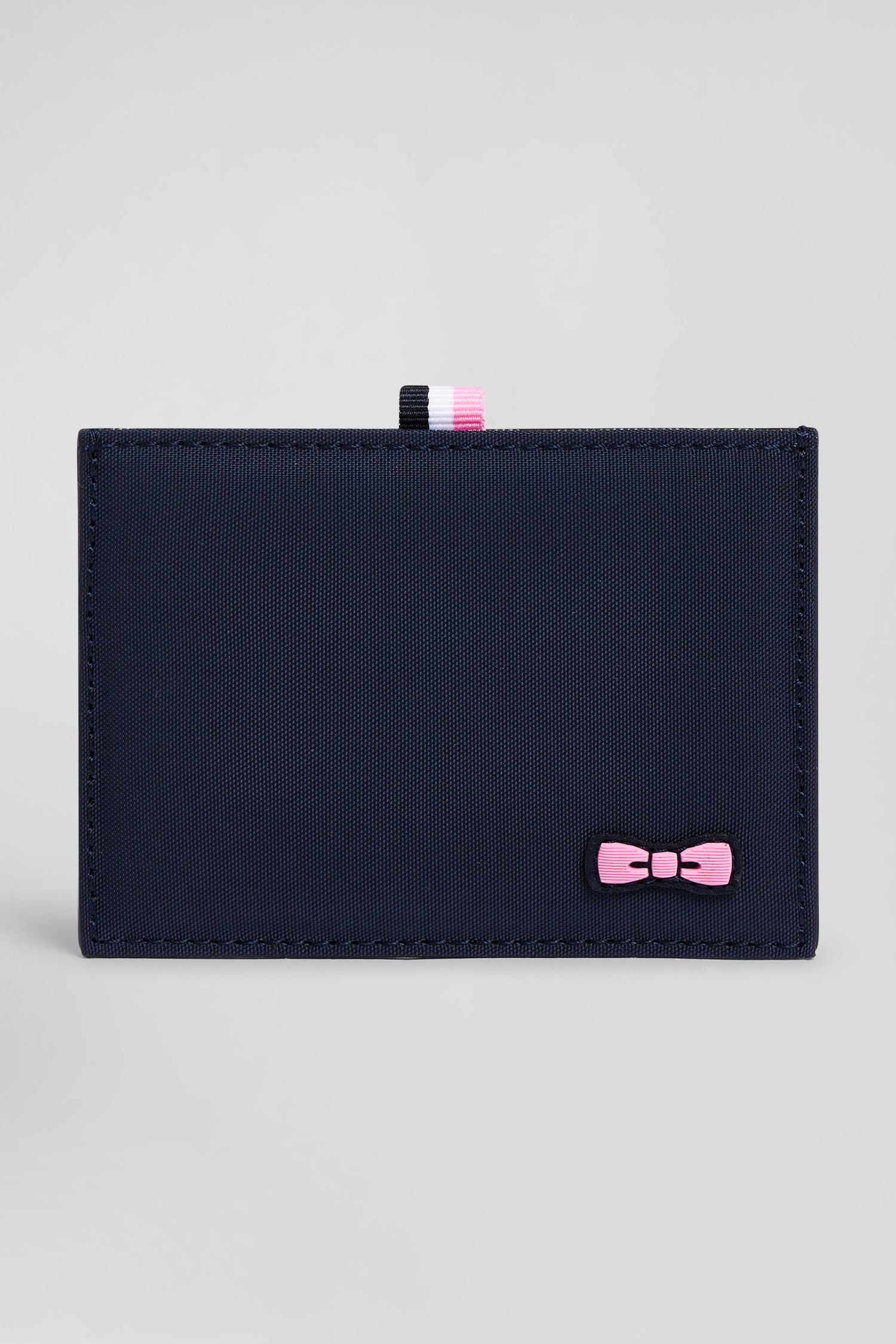 Small navy blue card holder