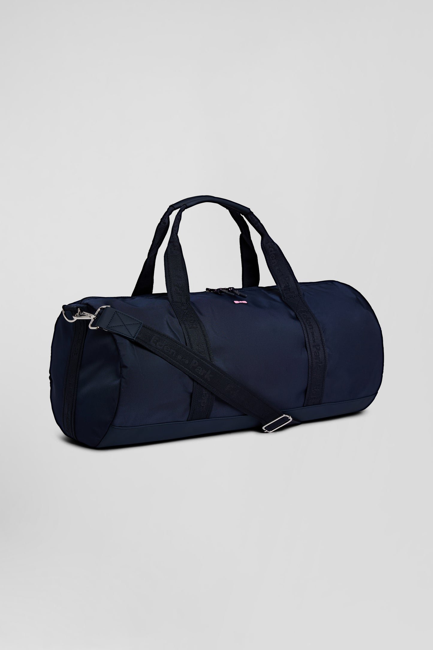 Navy blue sports duffle bag