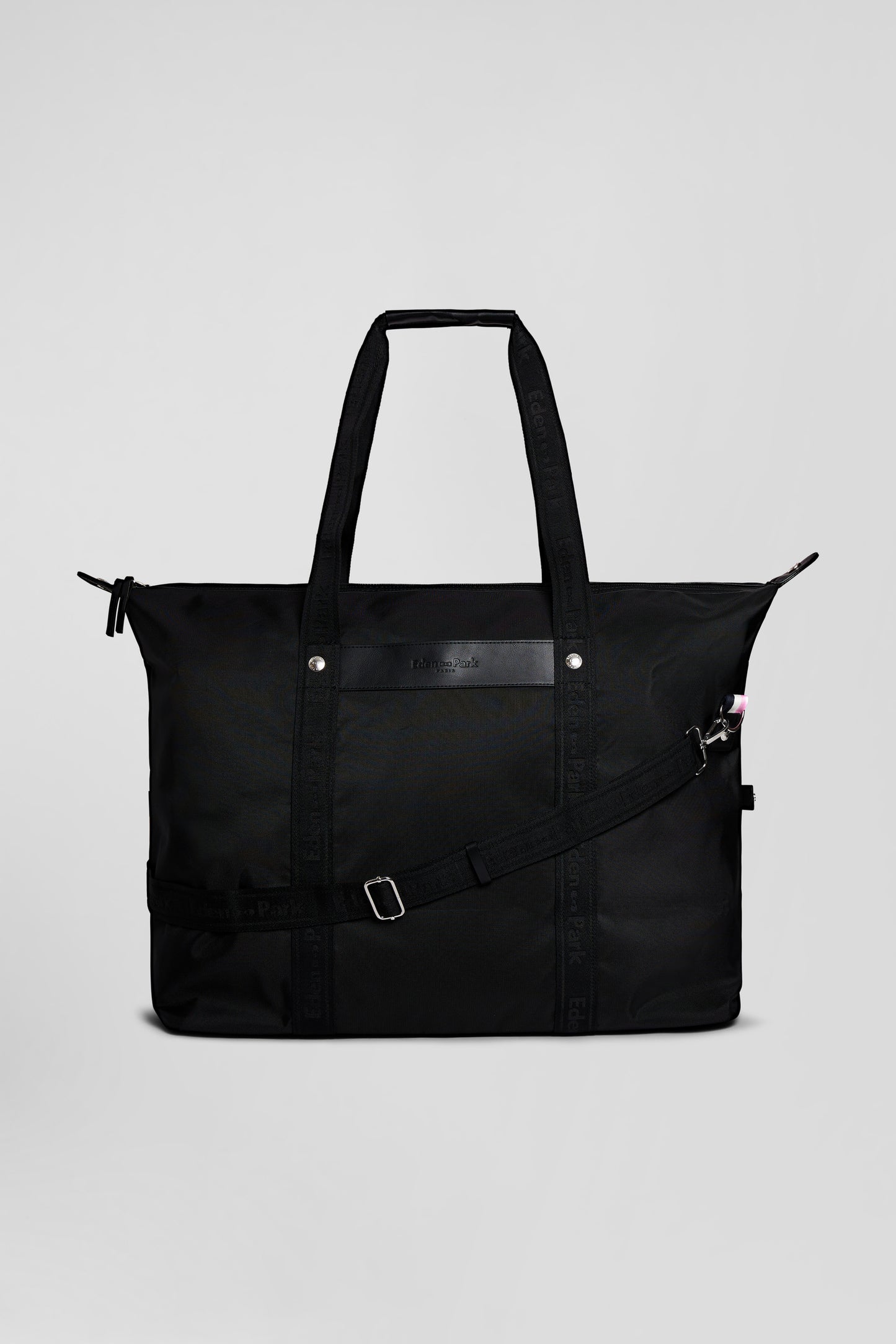 Black jacquard Eden Park travel bag