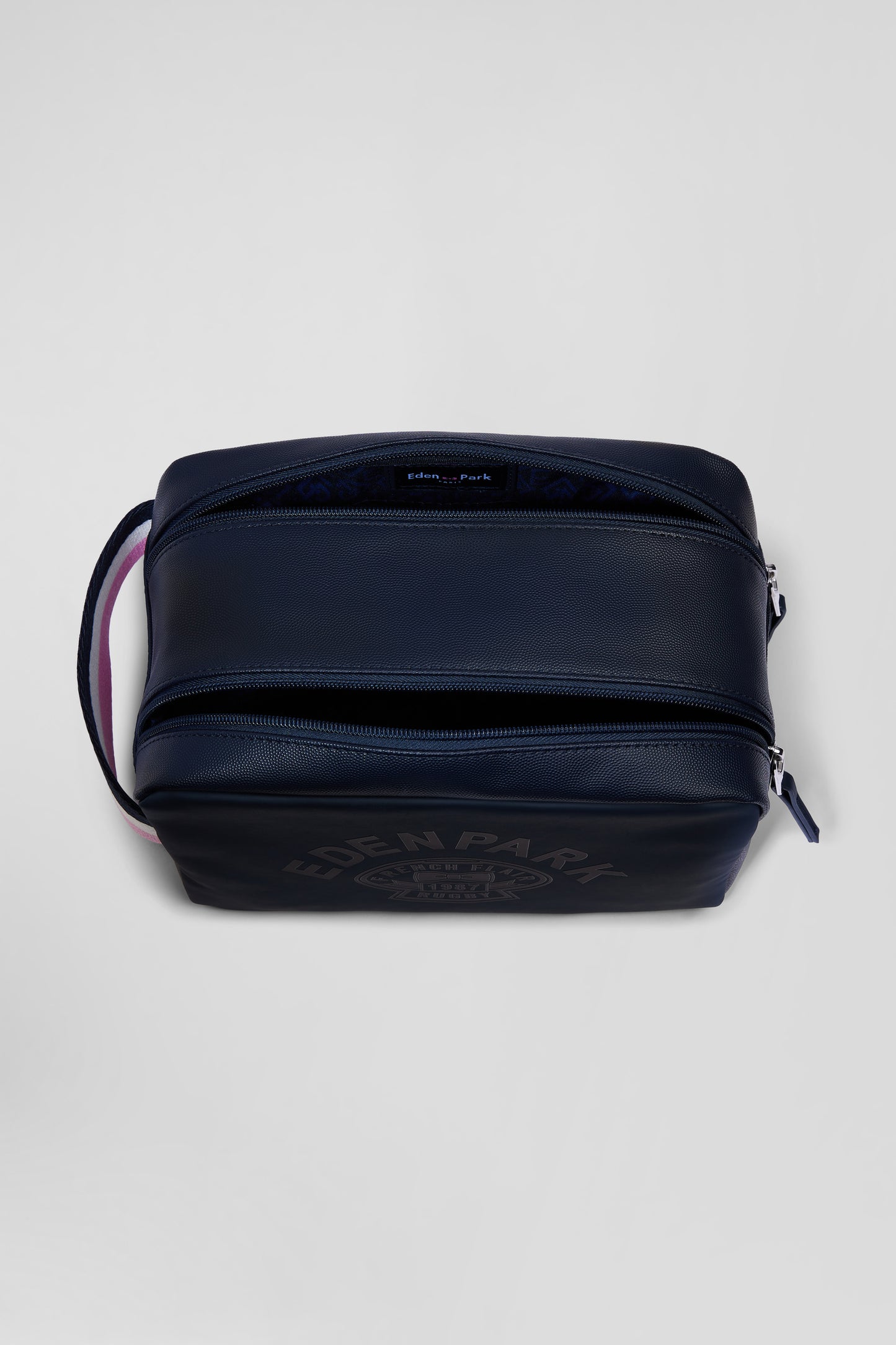 Navy blue toiletry pouch