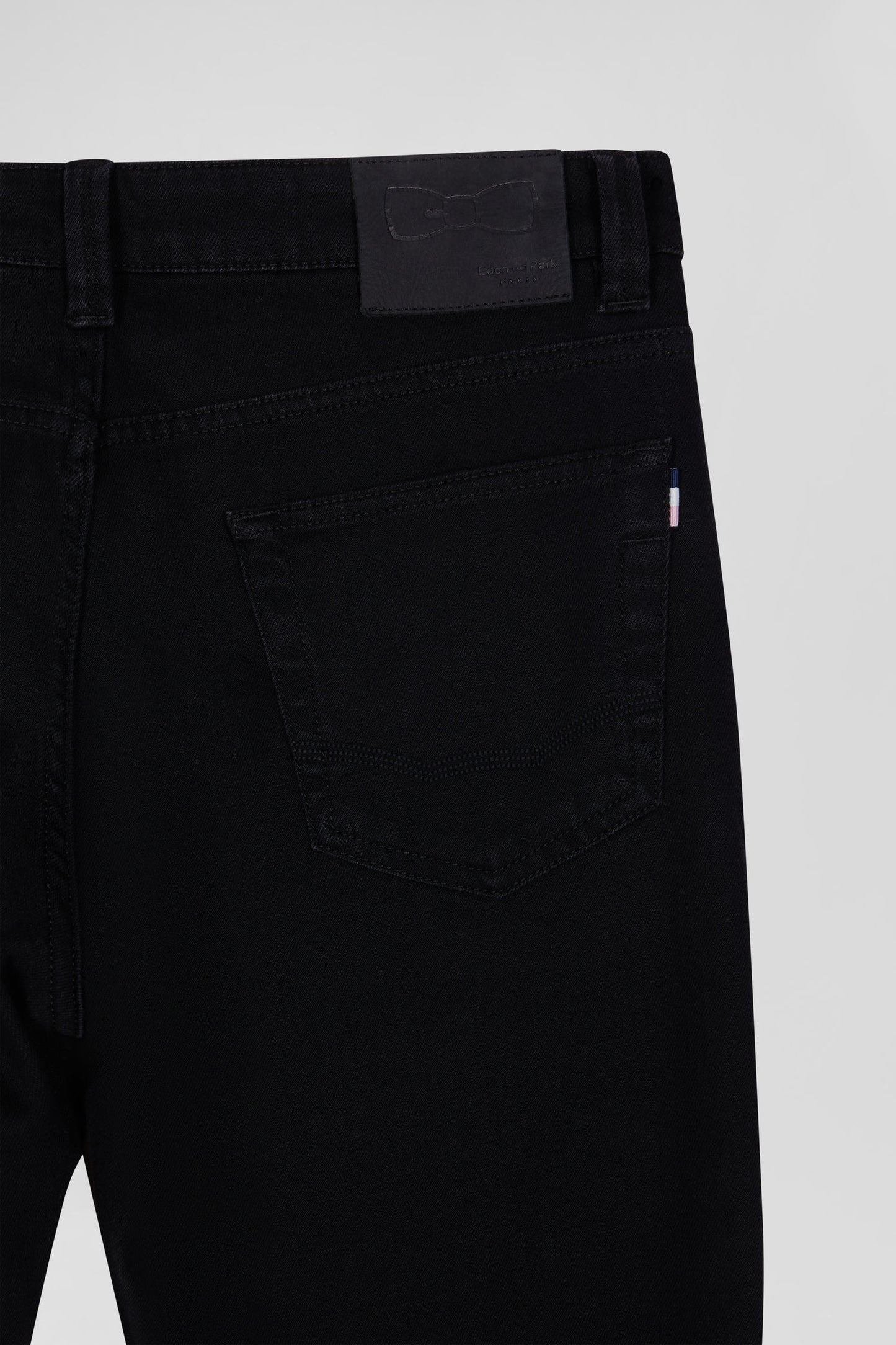 Slim black mixed stretch denim jeans