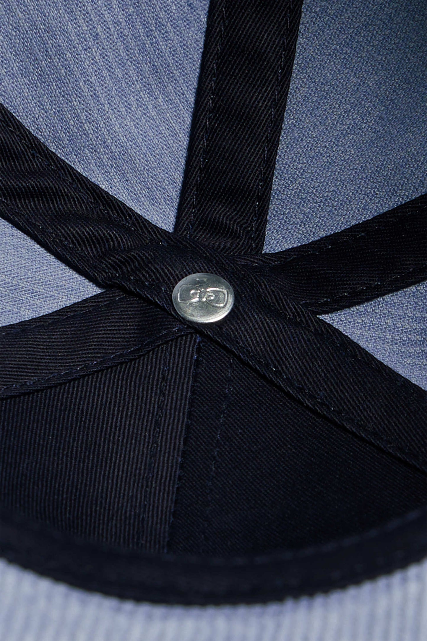 Blue corduroy cap