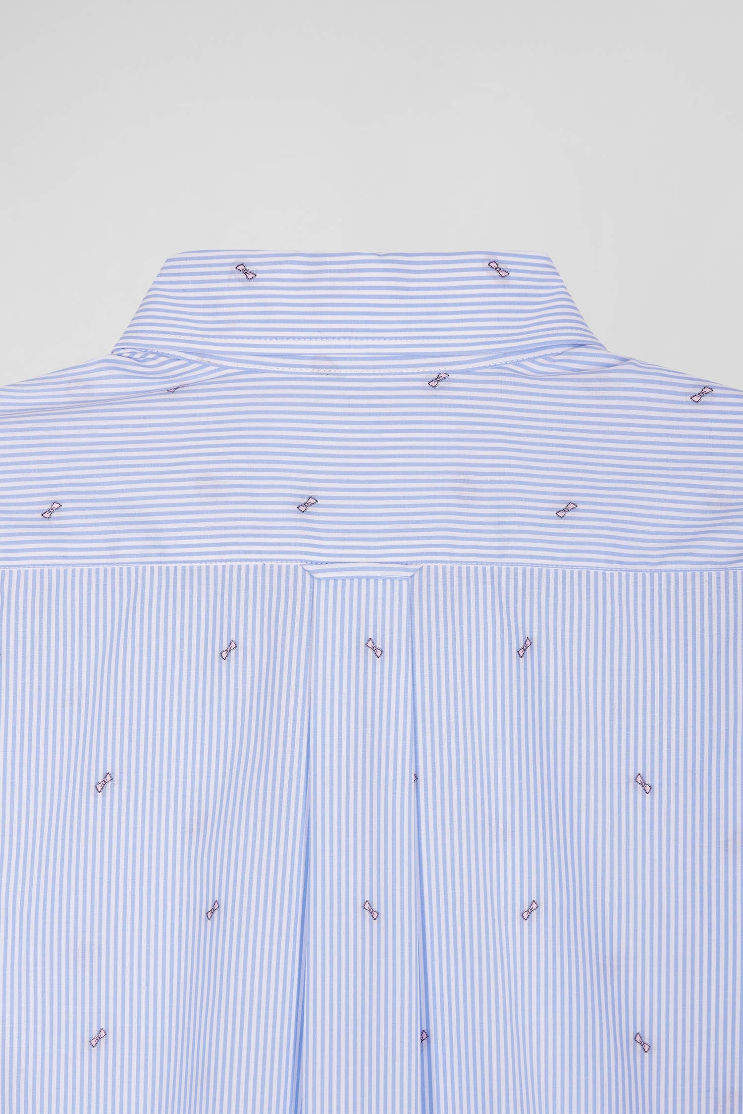 Regular sky blue cotton shirt