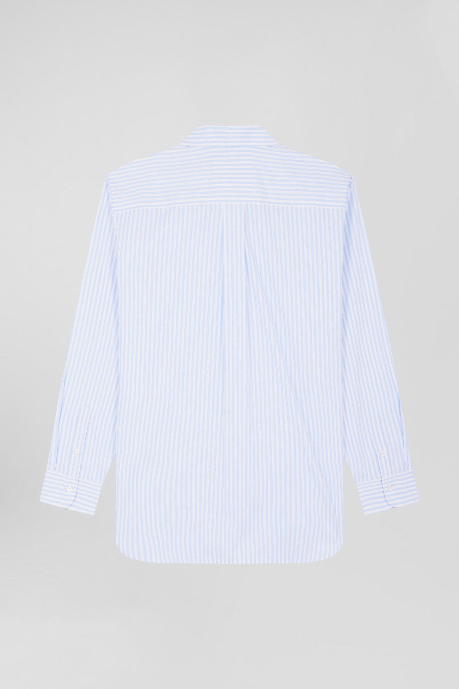 Chemise rayée en coton ciel coupe Relaxed