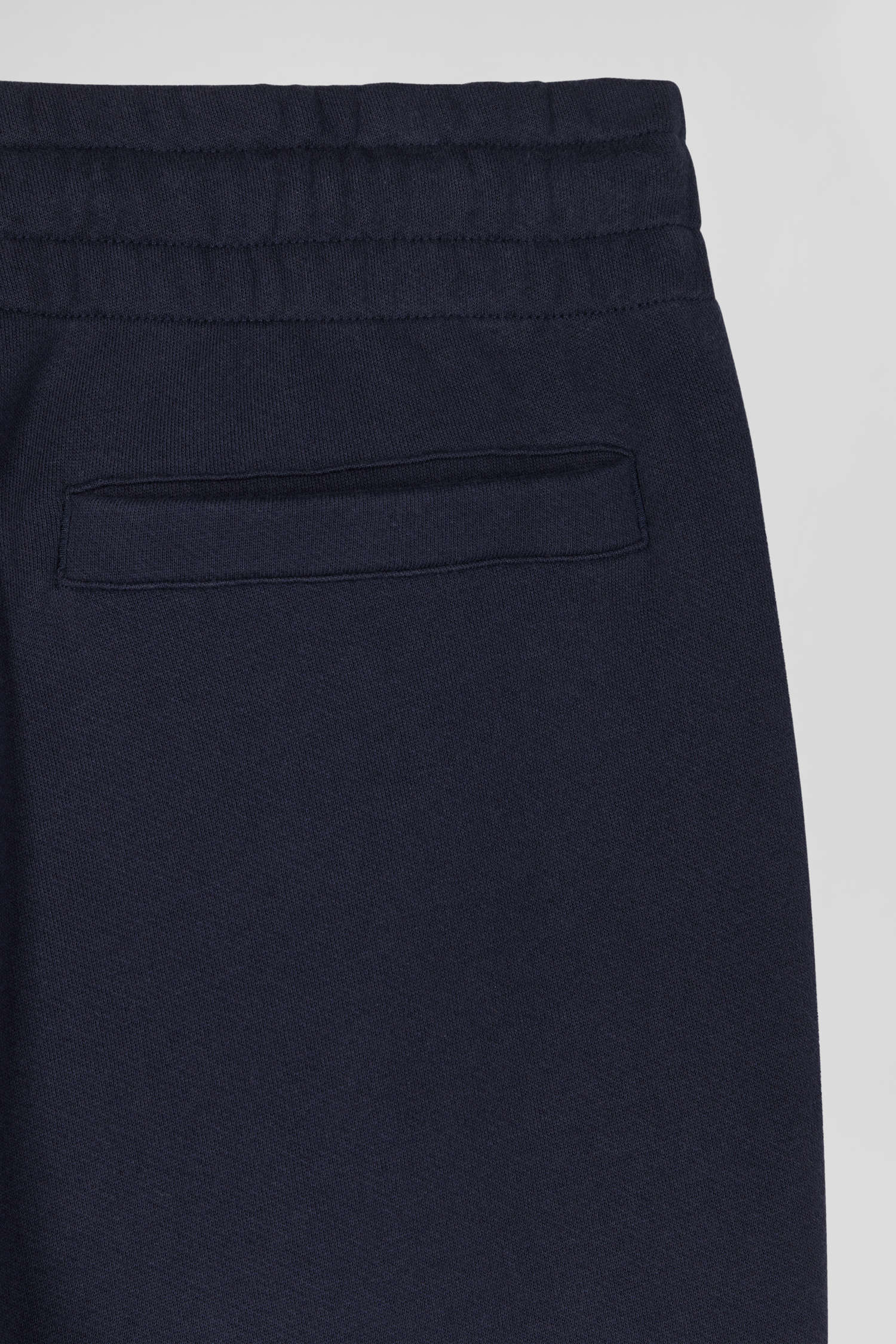 Regular navy blue brushed fleece jogging bottoms