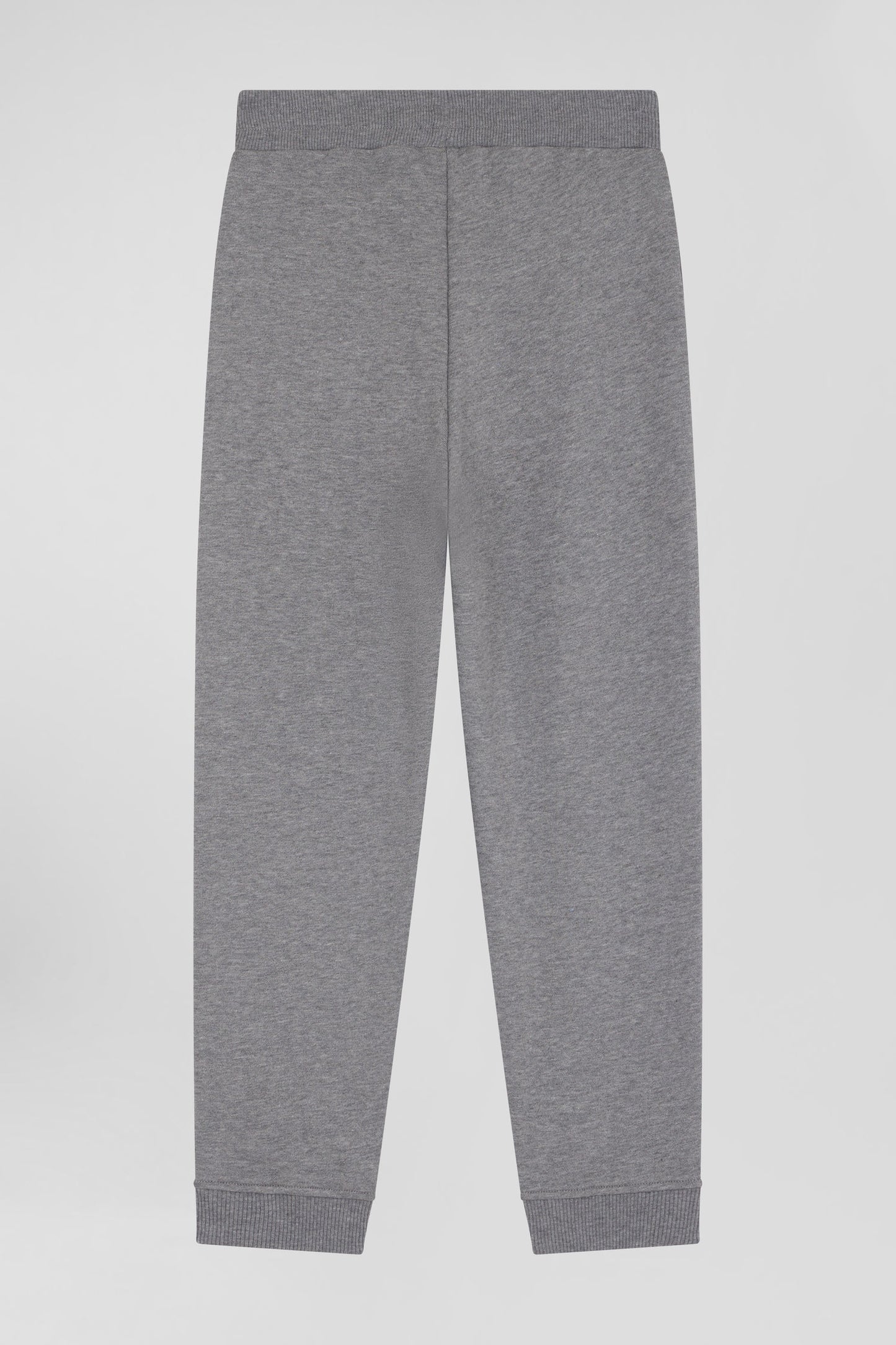 Regular grey brushed cotton fleece jogging bottoms