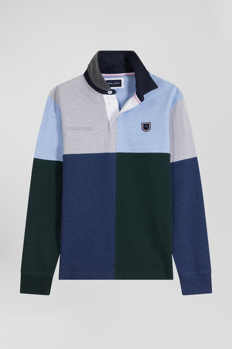 Long-sleeved cut and sewn jersey in sky cotton, regular fit - Image 2