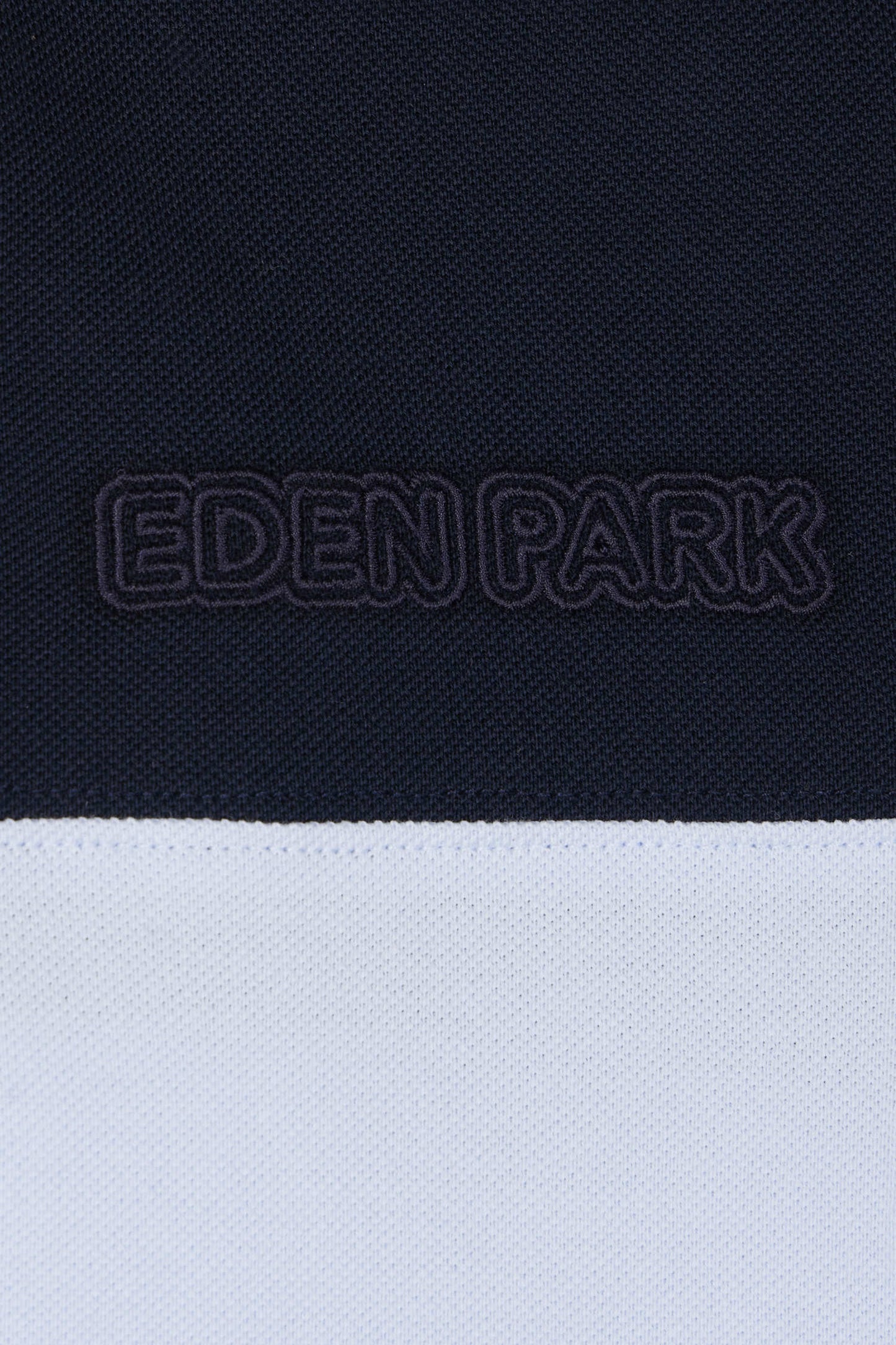 Regular sky blue short-sleeved cotton piqué polo shirt with bow tie embroidery and contrasting details