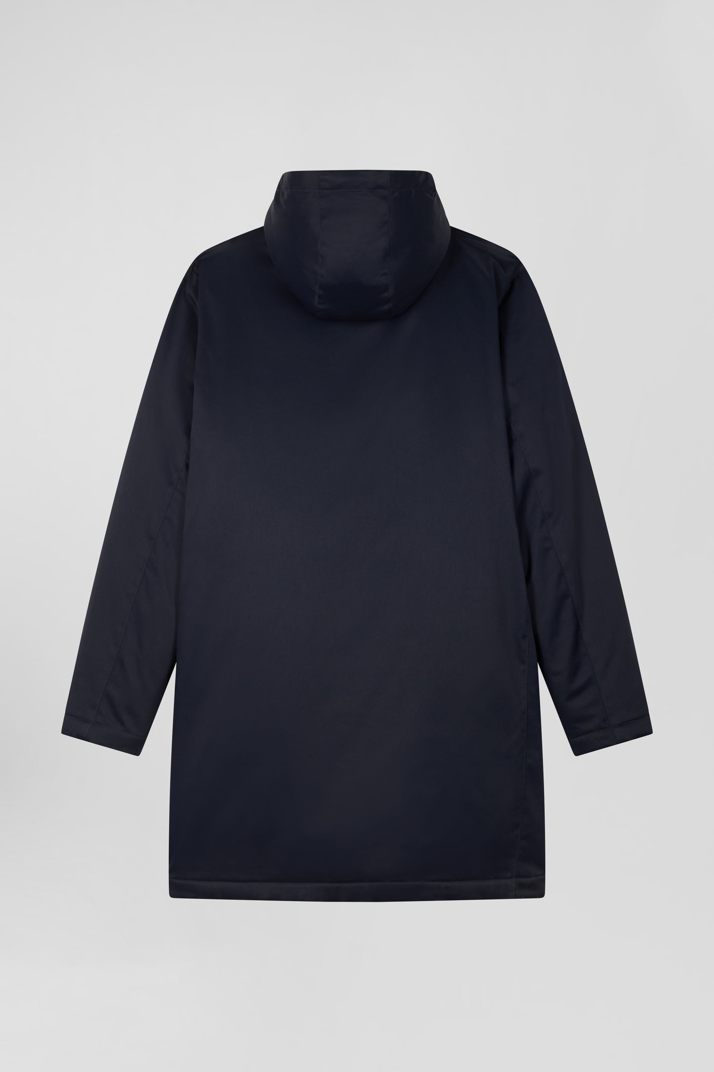 Navy blue 2-in-1 nylon parka and down jacket