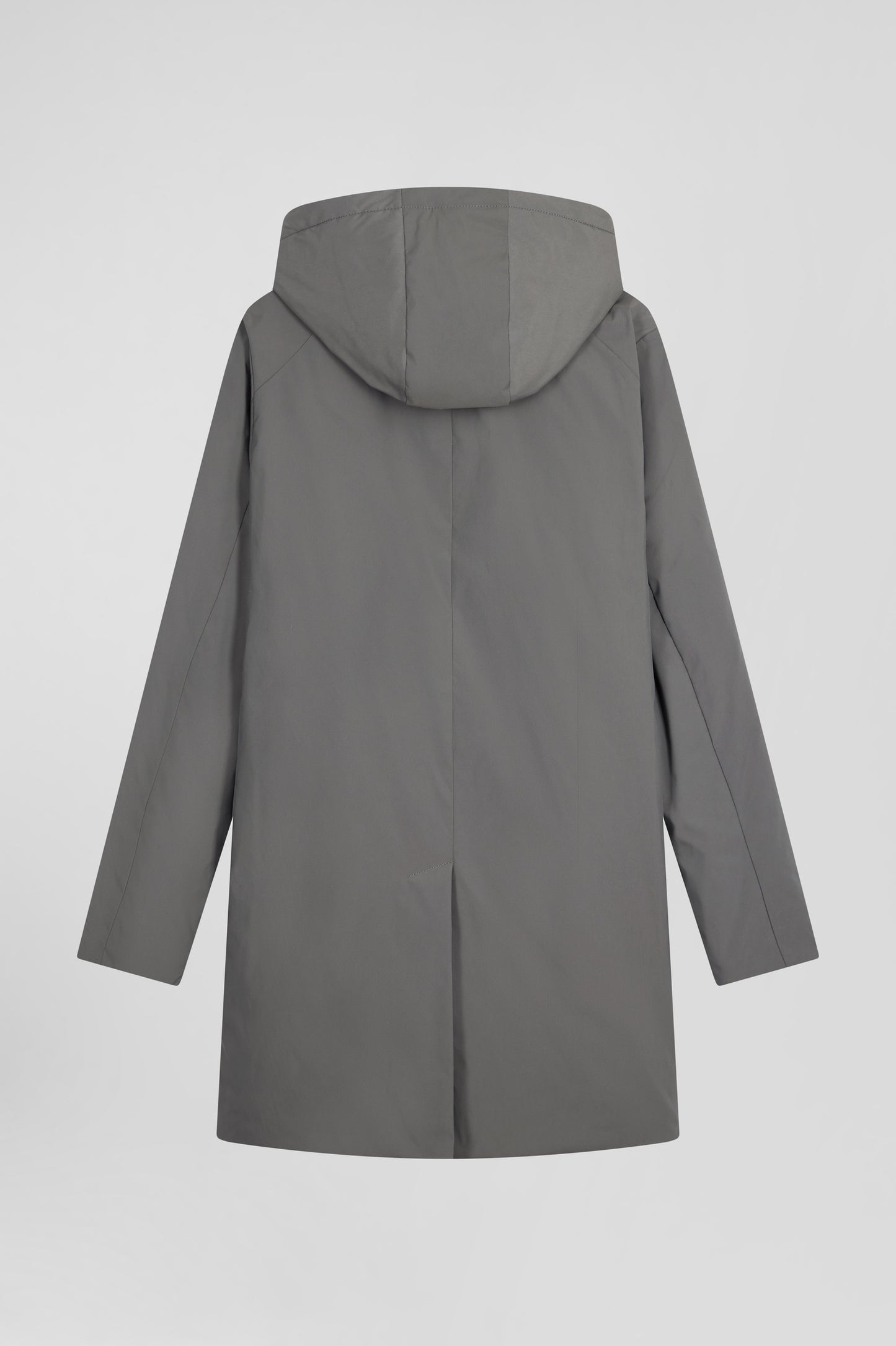 Parka à capuche grise