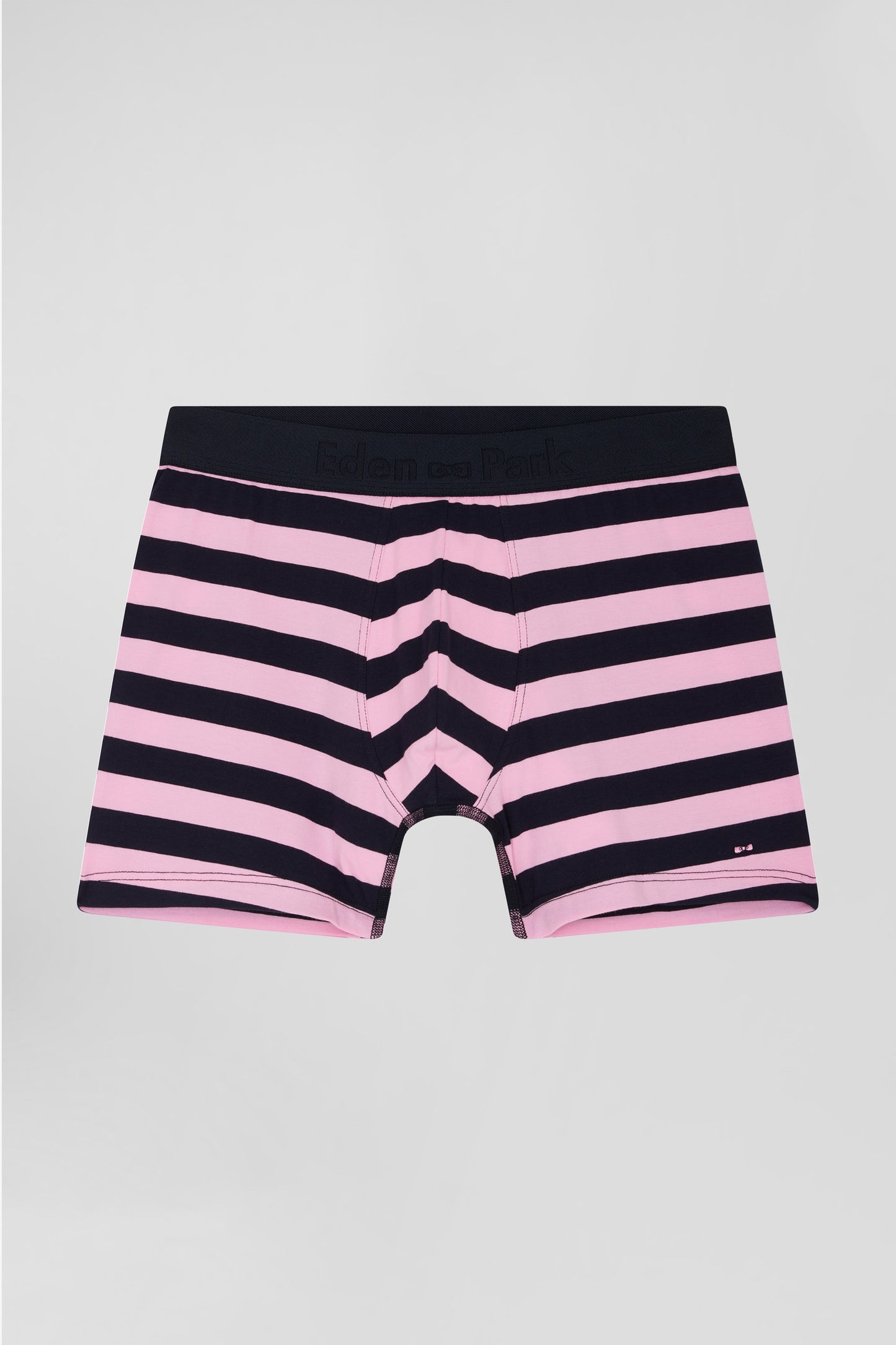 Pink striped stretch cotton boxers