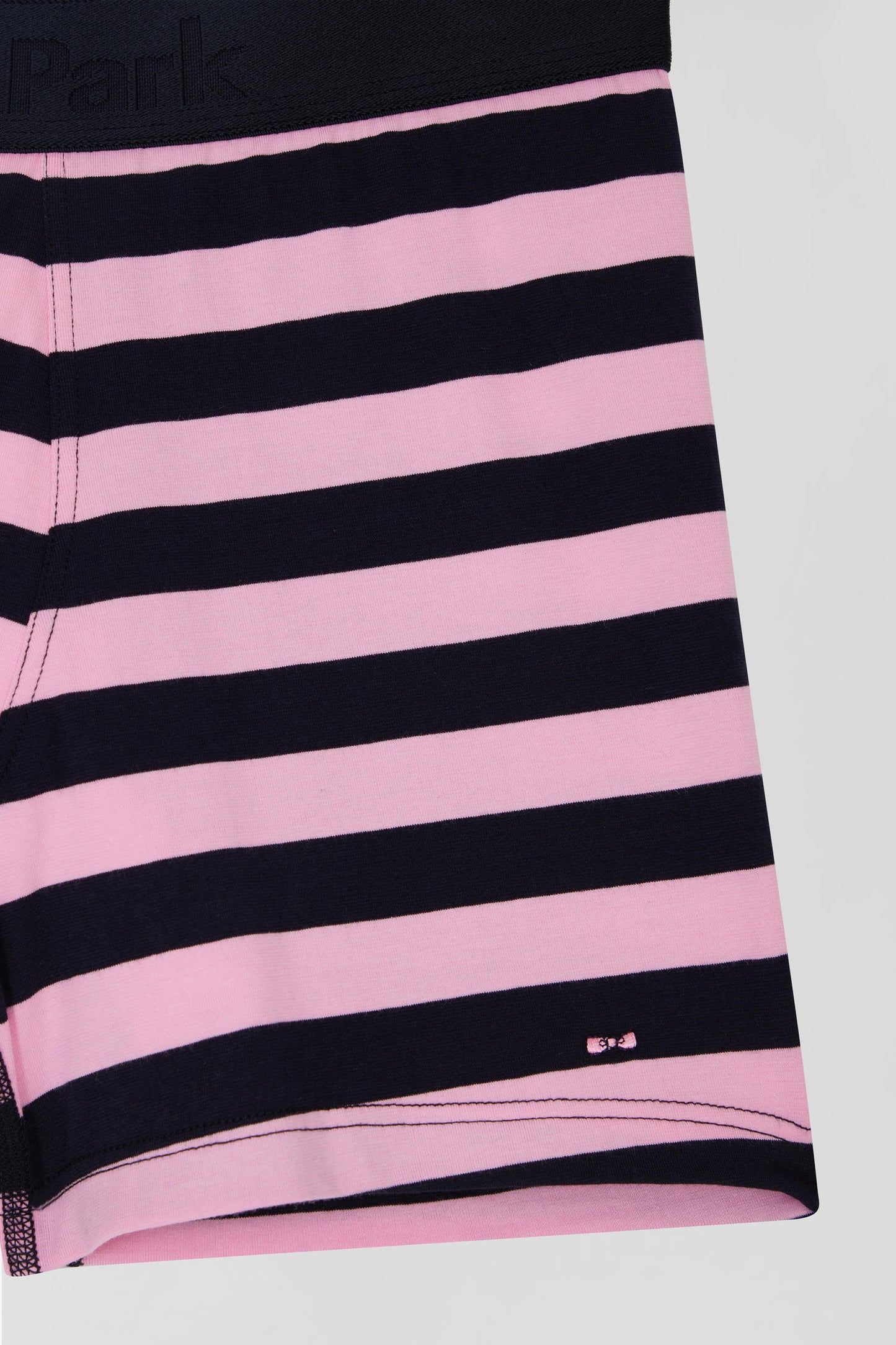 Pink striped stretch cotton boxers