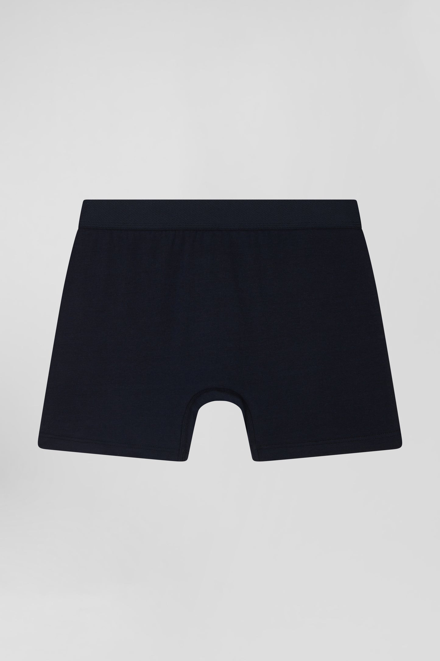 Green colorblock stretch cotton boxers