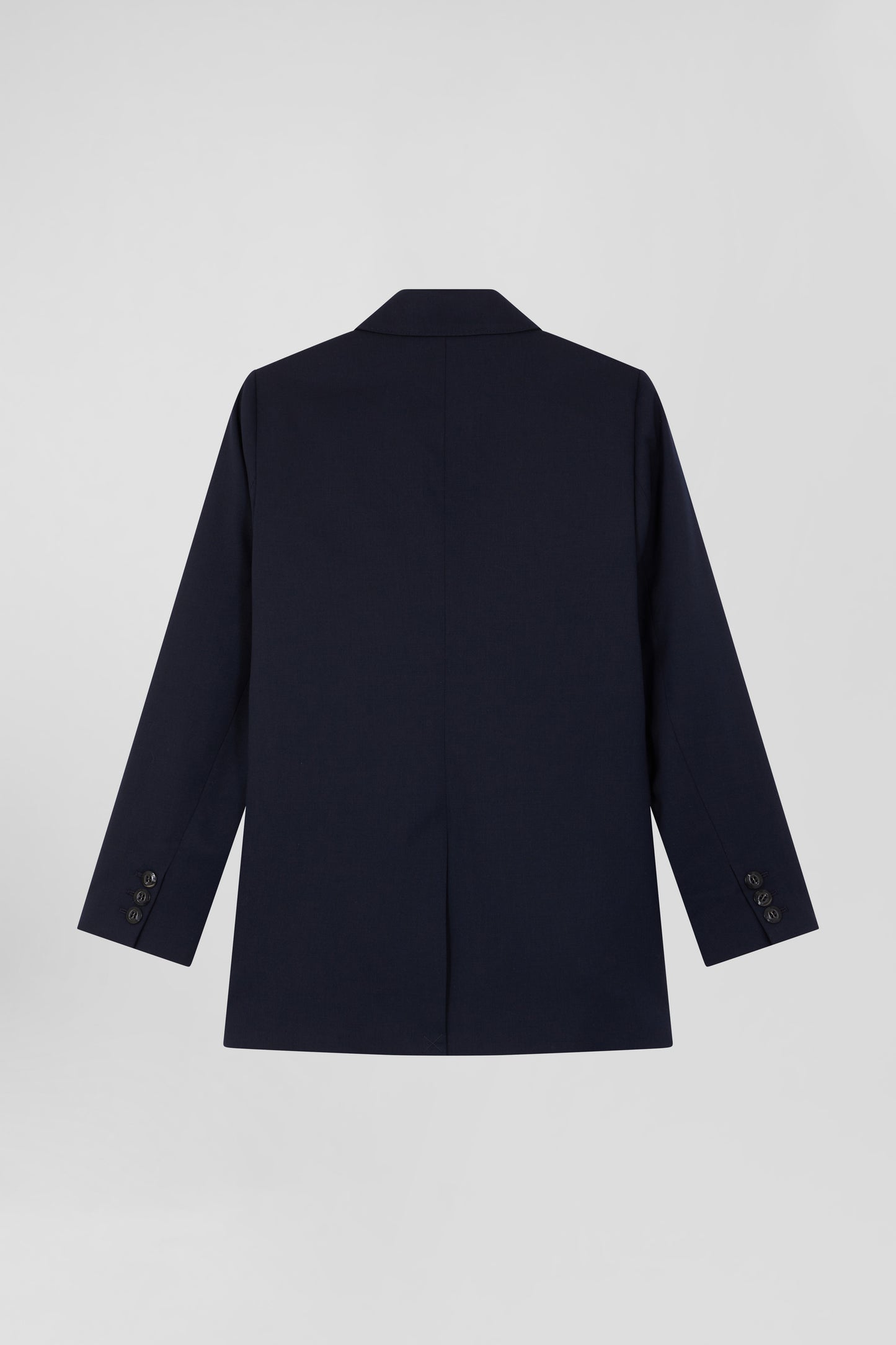 Navy blue double-breasted blazer Modern fit