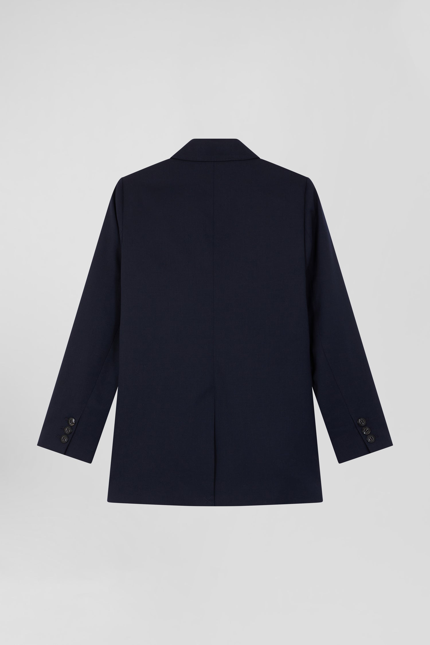 Navy blue double-breasted blazer Modern fit