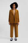 Hazelnut corduroy blazer jacket Modern cut