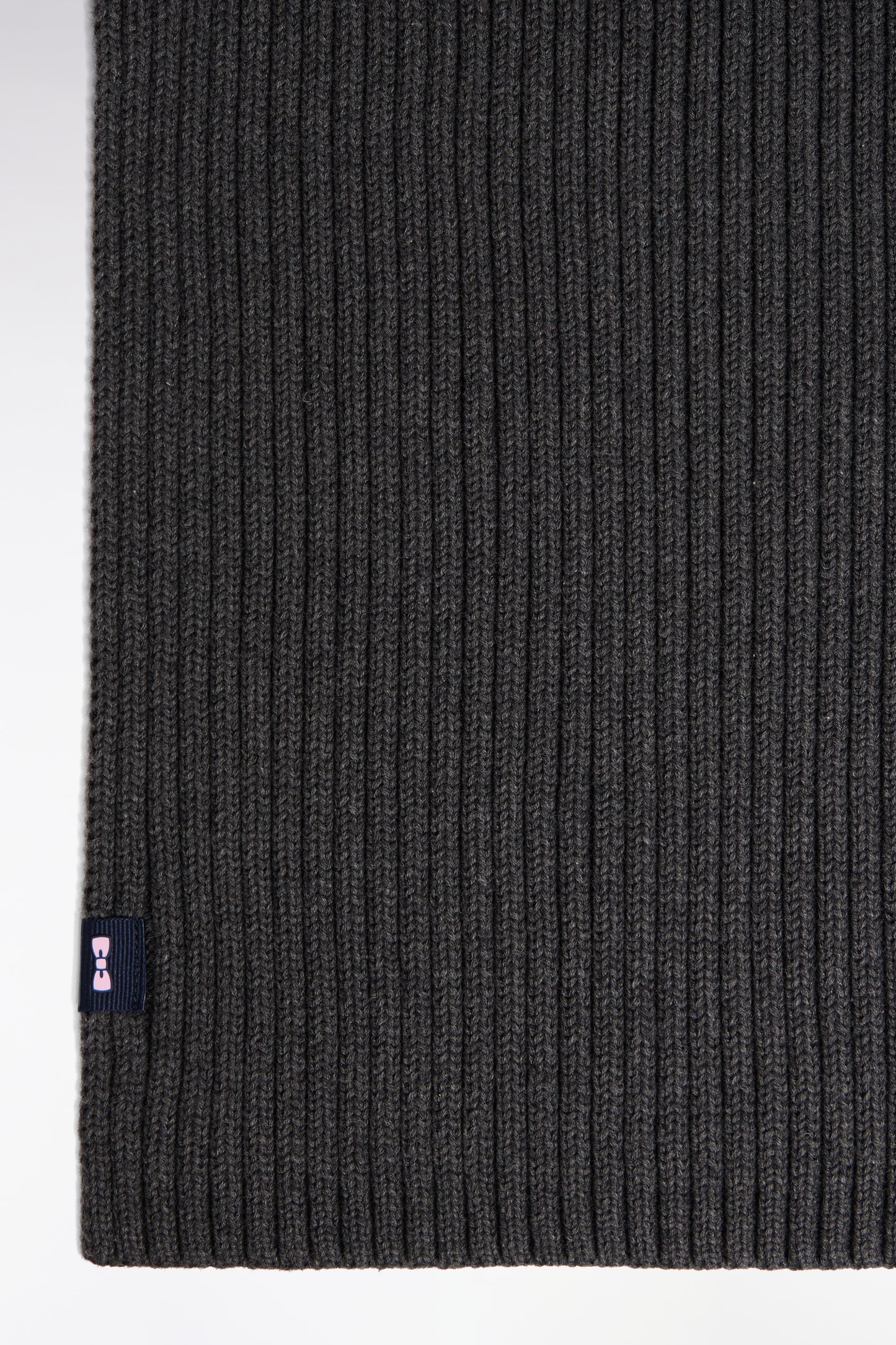 Grey cotton scarf