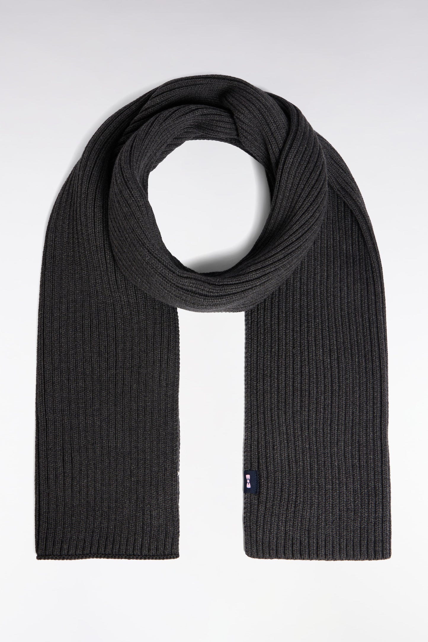 Grey cotton scarf
